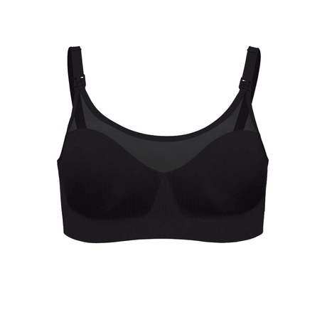 Bravado Silk Seamless Sheer Nursing Bra Black S-1954803150523338752