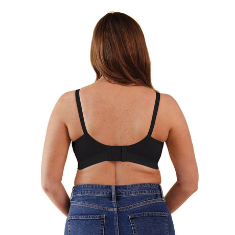 Bravado Silk Seamless Sheer Nursing Bra Black S-1954803150523338753