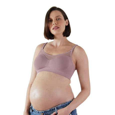 Bravado Silk Seamless Sheer Nursing Bra Dawn S-2006733475134181377