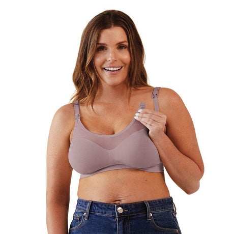 Bravado Silk Seamless Sheer Nursing Bra Dawn S-1954803150686916611