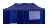 Gazebo Tent Marquee 3x6m PopUp Outdoor Wallaroo Blue - Side View