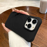 Water Ripple Liquid Silicone For Magsafe Wireless Charge Magnetic Case For iPhone 15 16 14 13 11 12 Pro Max Soft Shockproof Case - Extra Image