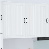 Wall Cabinet LUCCA White 80 x 31 x 100 cm Engineered Wood - Side View