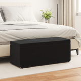 Stool Black 101 x 41 x 40 cm Velvet and Engineered Wood