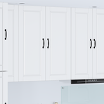 Wall Cabinet PORTO White 40 x 31 x 100 cm Engineered Wood