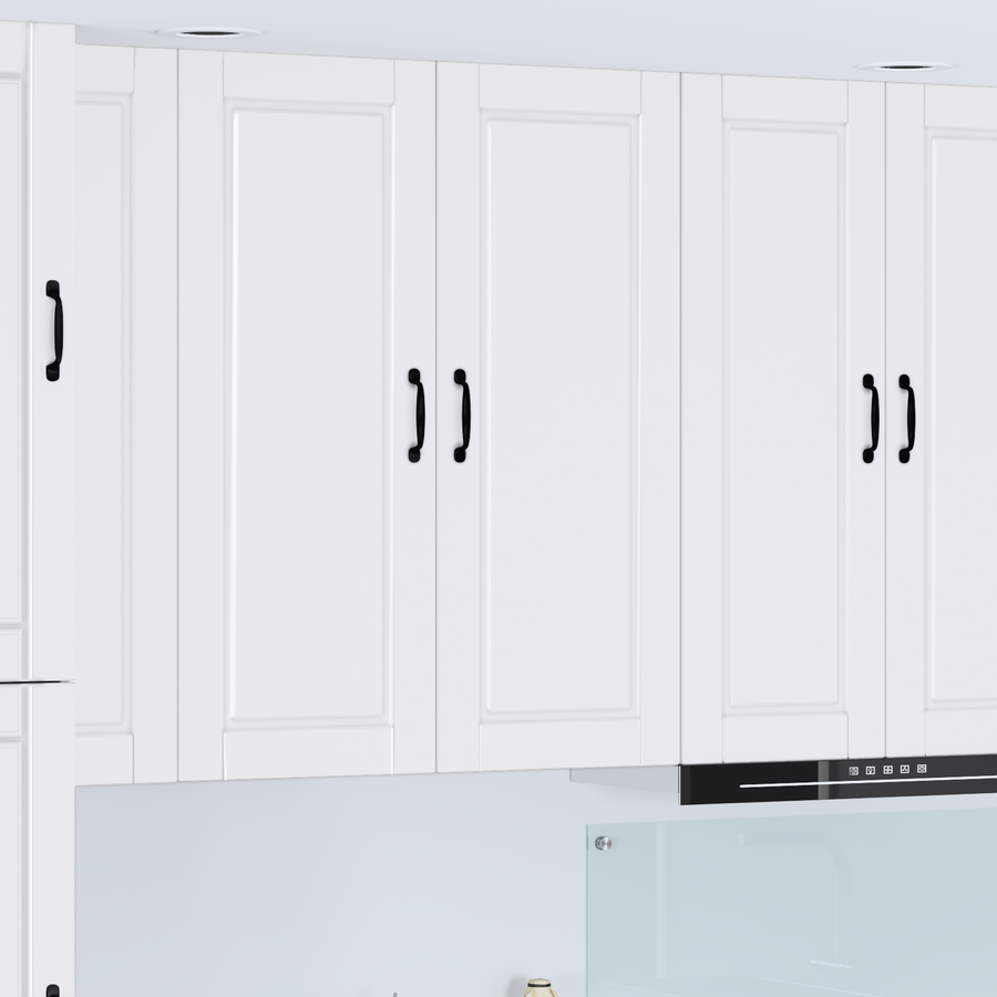 Wall Cabinet PORTO White 40 x 31 x 100 cm Engineered Wood