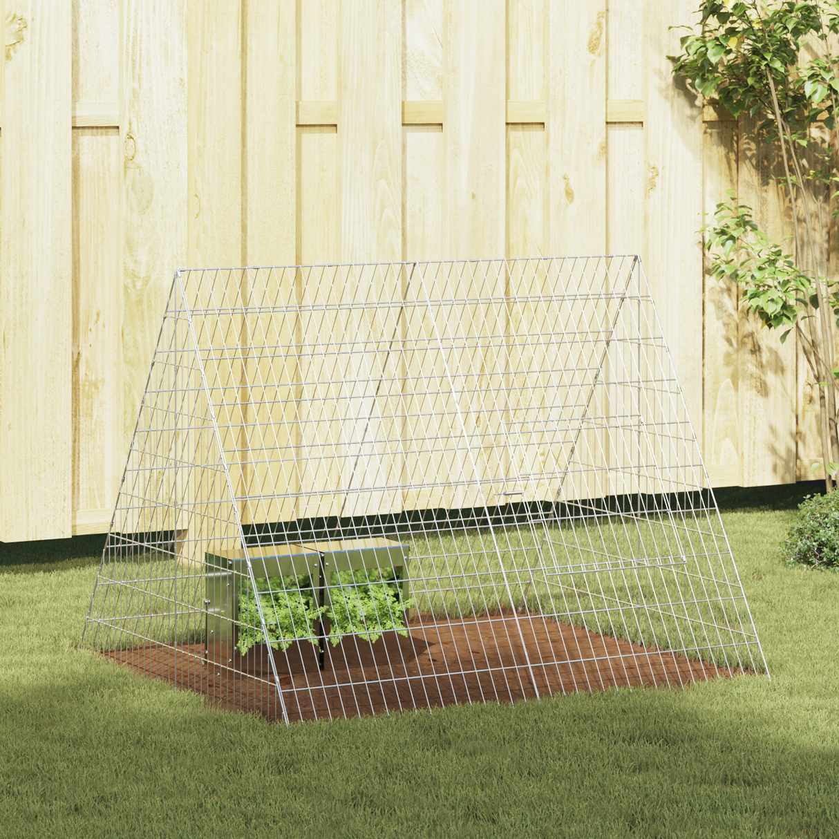 Rabbit Cage Silver 110 x 100 x 85 cm Galvanised Steel