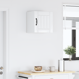 Wall Cabinet LUCCA High Gloss White 40 x 31 x 40 cm - Top-Down View