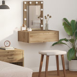 Dressing Table Brown 60 x 40 x 70 cm Engineered Wood - Side View