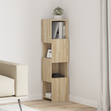 Corner Cabinet Sonoma Oak 25,5x25x102cm Engineered Wood - Side View