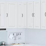 Wall Corner Cabinet PORTO White 57 x 57 x 100 cm
