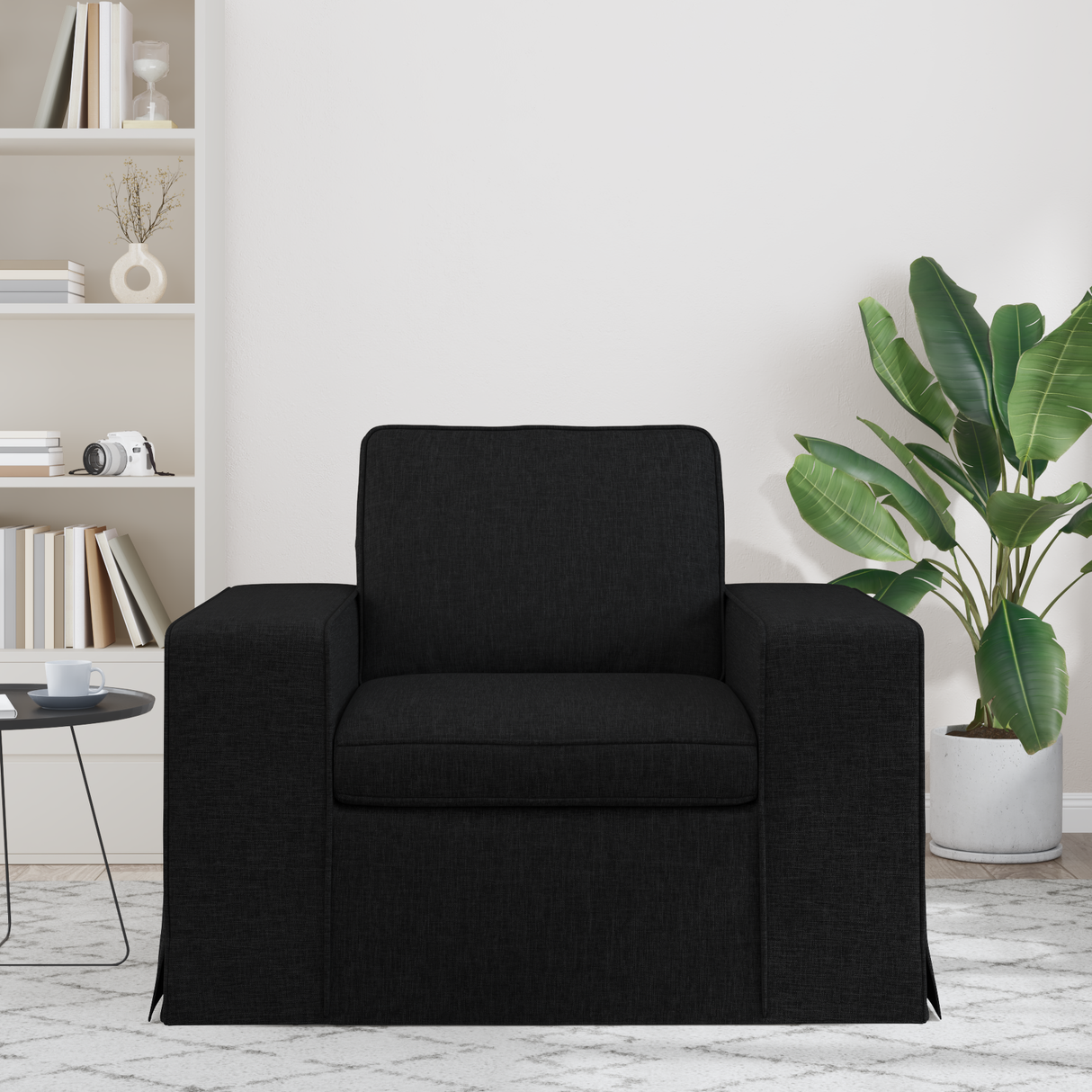 Sofa Black 103 x 80 x 82 cm Fabric