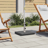 Parasol Base Granite 28.5 kg Square Black - Front View