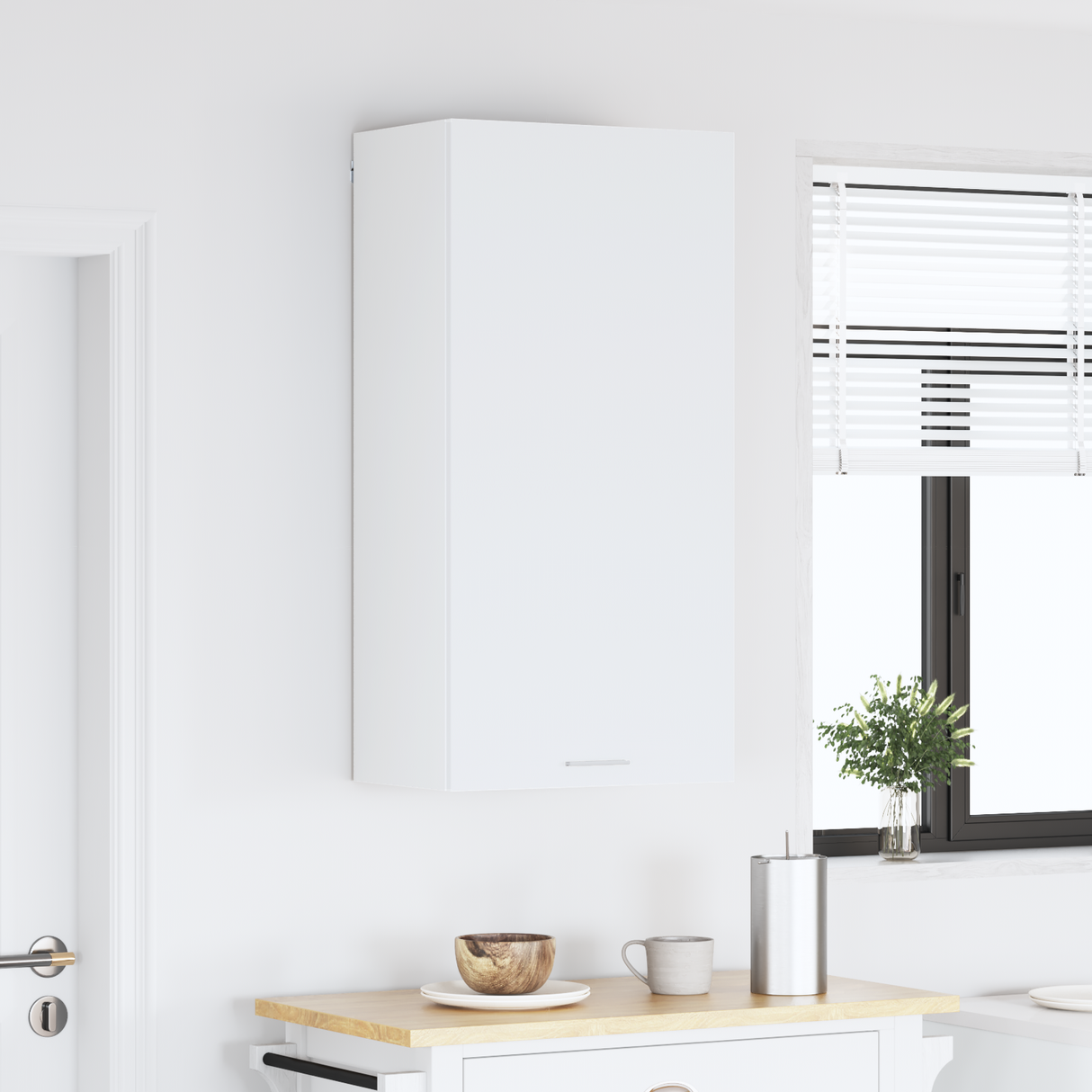 Hanging Cabinet White 50 x 31 x 100 cm Engineered Wood