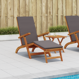 Reclining and Folding Sunlounger 55 x 146 x 91 cm - Front View