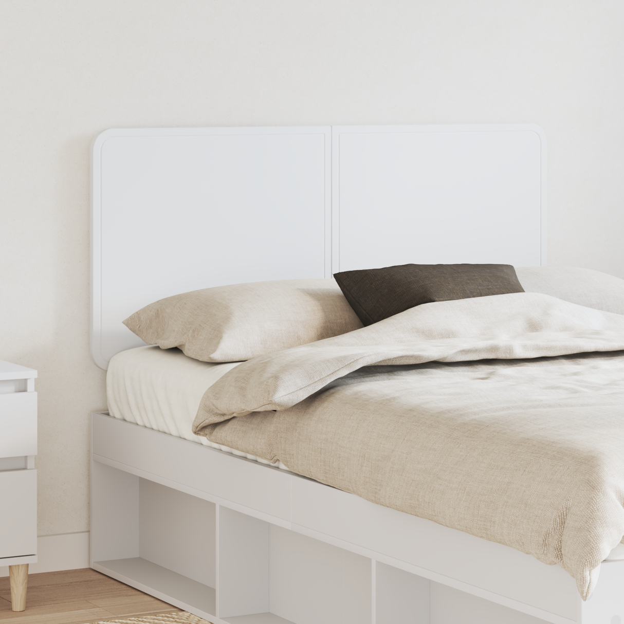 Headboard White Engineered wood