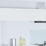 Hanging Cabinet with Door White 80 x 31 x 40 cm Engineered Wood - Side View