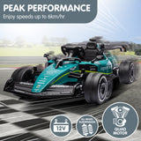 Aston Martin Aramco F1 Licensed Electric Kids Ride On Race Car - Rear View