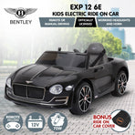 Bentley Exp 12 Licensed Speed 6E Electric Kids Ride On Car - Black
