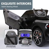 Bentley Exp 12 Licensed Speed 6E Electric Kids Ride On Car - Black - Top-Down View