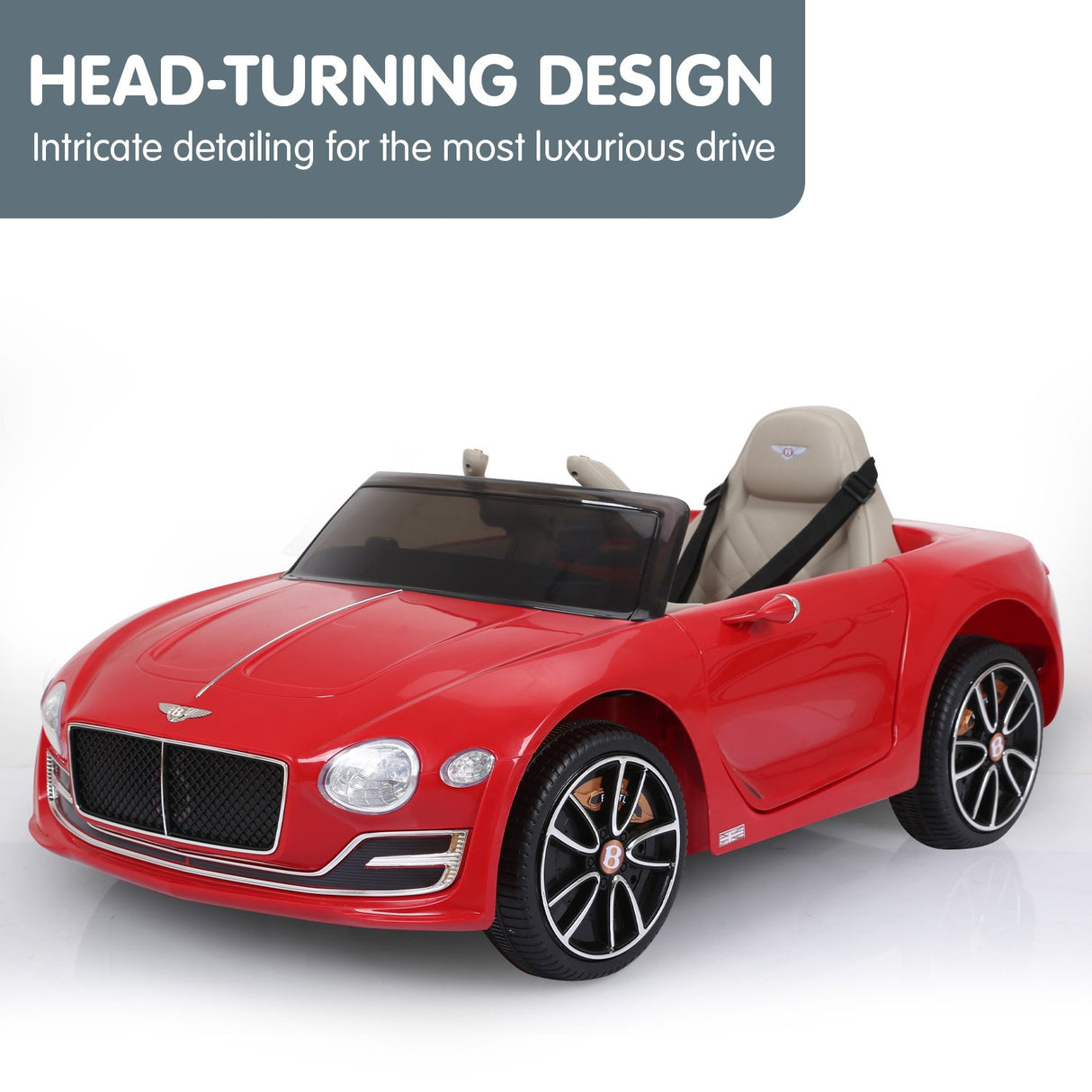 Bentley Exp 12 Speed 6E Licensed Kids Ride On Electric Car Red
