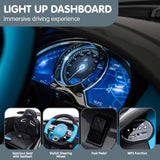 Licensed Bugatti Divo Kids Electric Ride On Car - Black - Close-Up Angle