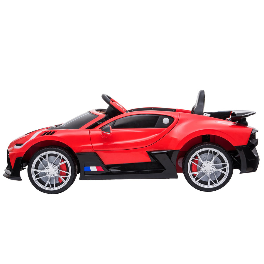 Licensed Bugatti Divo Electric Kids Ride-on Car - Red
