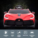 Licensed Bugatti Divo Electric Kids Ride-on Car - Red