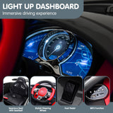 Licensed Bugatti Divo Electric Kids Ride-on Car - Red - Low Angle