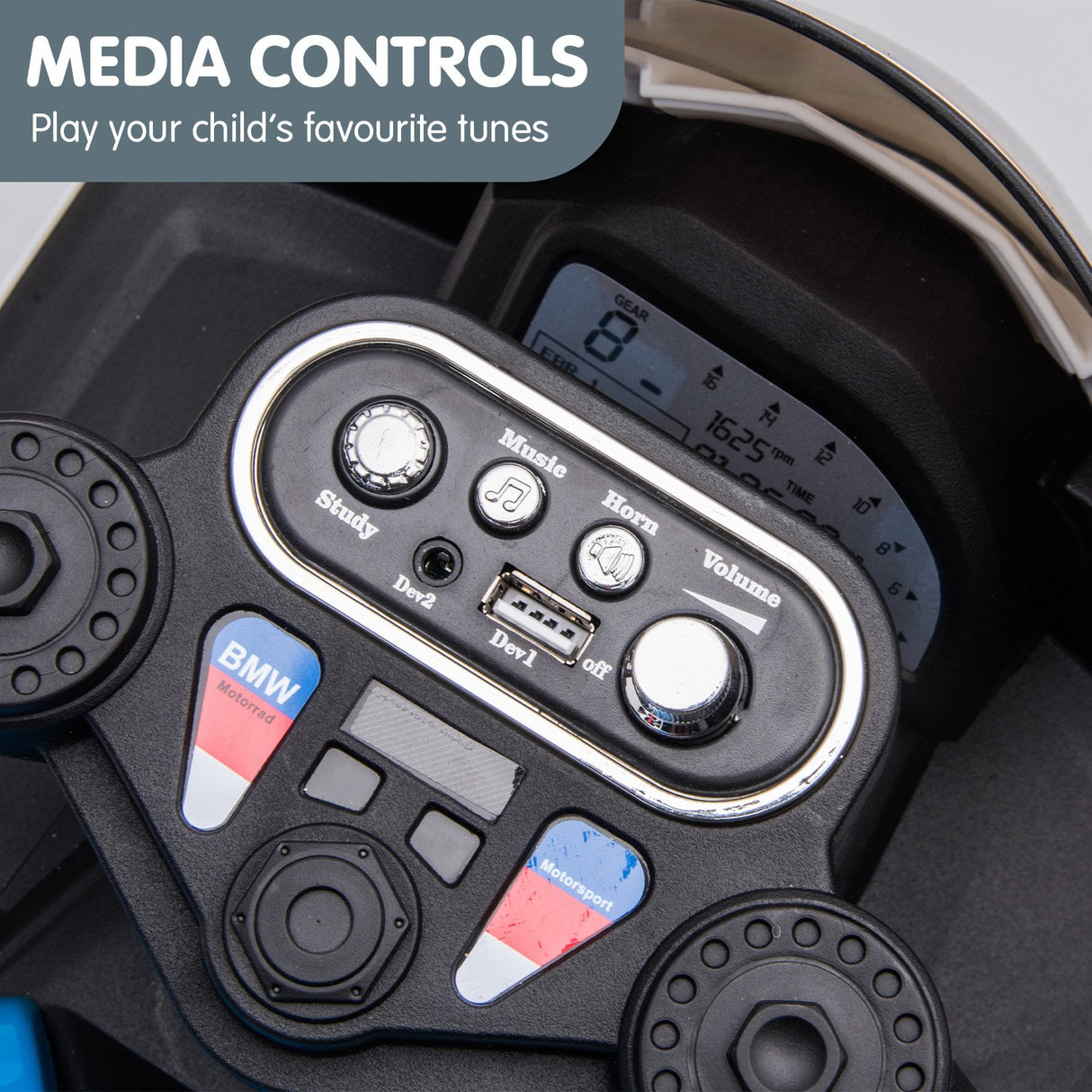 BMW HP4 Race Kids Toy Electric Ride On Motorcycle - Blue