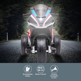 BMW HP4 Race Kids Toy Electric Ride On Motorcycle - Red - 45-Degree Angle