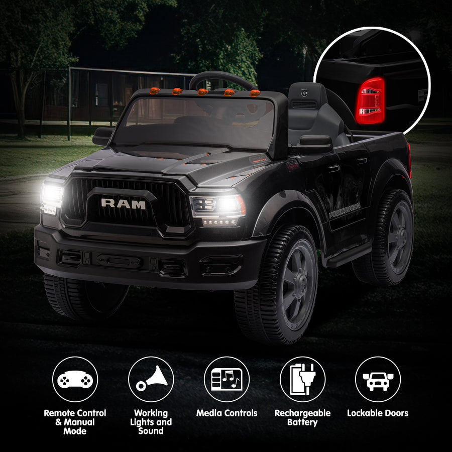Dodge RAM Electric Ride On Car - Black