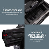 Dodge RAM Electric Ride On Car - Black - 45-Degree Angle