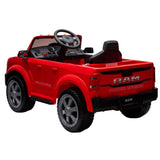 Dodge RAM Electric Ride On Car in Red - Front View