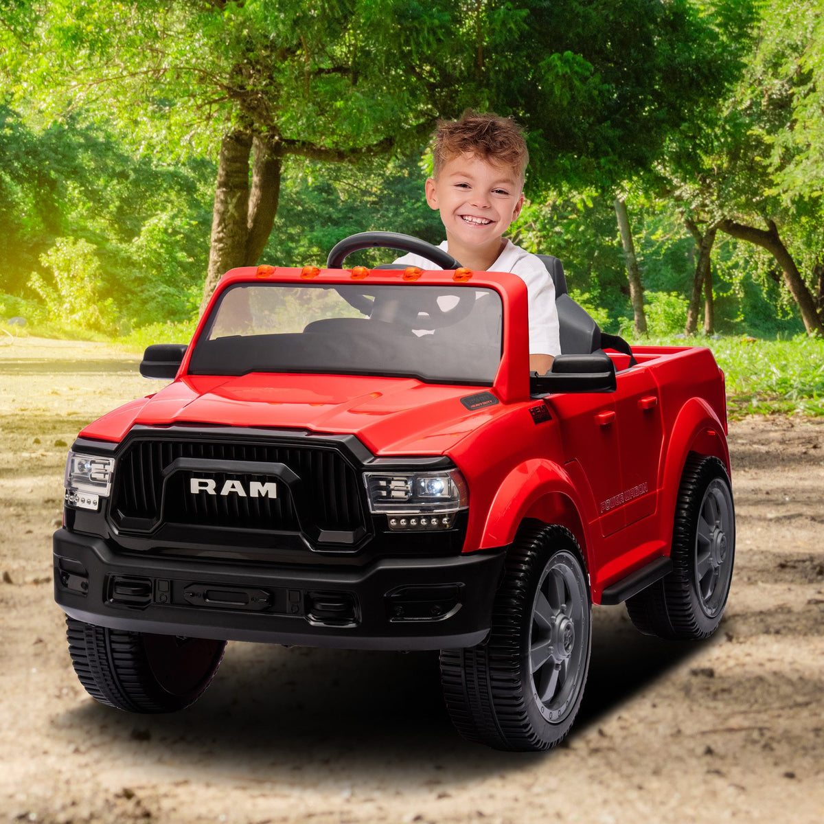 Dodge RAM Electric Ride On Car in Red