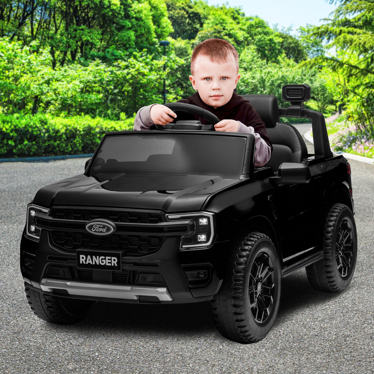 Ford Ranger Electric Kids Ride On Car - Black