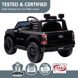 Ford Ranger Electric Kids Ride On Car - Black