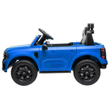 Ford Ranger Electric Kids Ride On Car in Blue - Front View