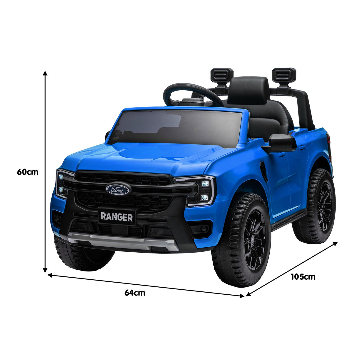 Ford Ranger Electric Kids Ride On Car in Blue