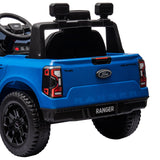 Ford Ranger Electric Kids Ride On Car in Blue - 45-Degree Angle