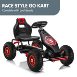 Kahuna G18 Kids Ride On Pedal Powered Go Kart Racing Style - Red - Extra Image