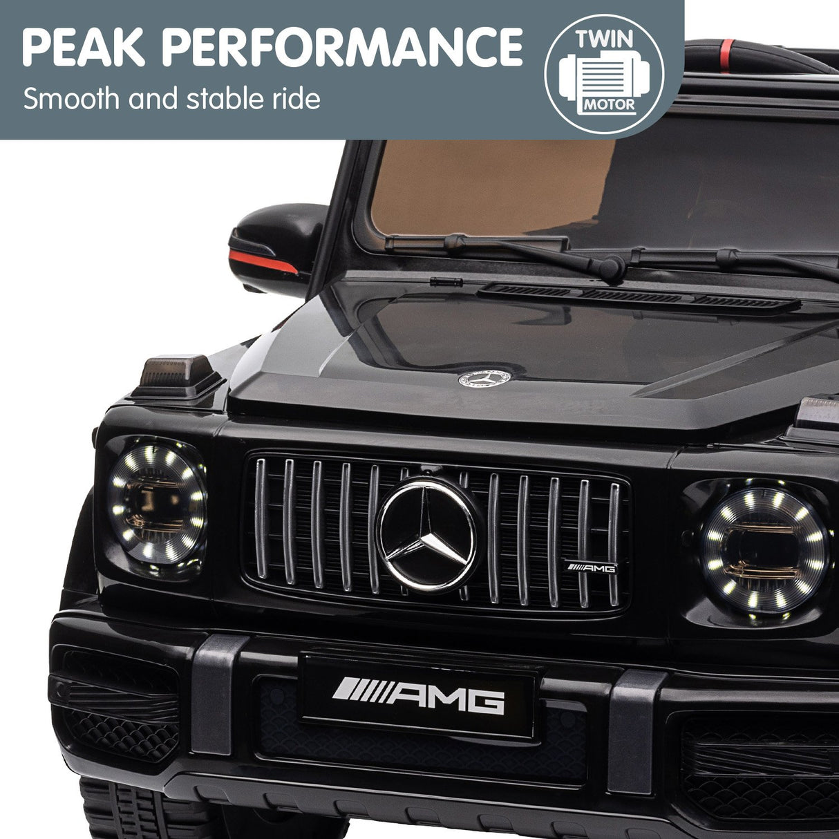 Mercedes Benz AMG G63 Licensed Kids Ride On Electric Car - Black
