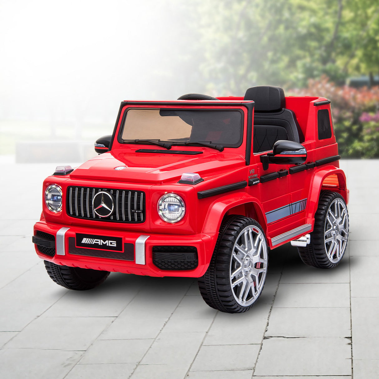 Mercedes Benz AMG G63 Licensed Kids Ride On Car Remote Control - Red