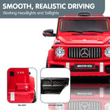 Mercedes Benz AMG G63 Licensed Kids Ride On Car Remote Control - Red