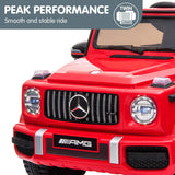Mercedes Benz AMG G63 Licensed Kids Ride On Car Remote Control - Red