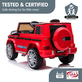 Mercedes Benz AMG G63 Licensed Kids Ride On Car Remote Control - Red