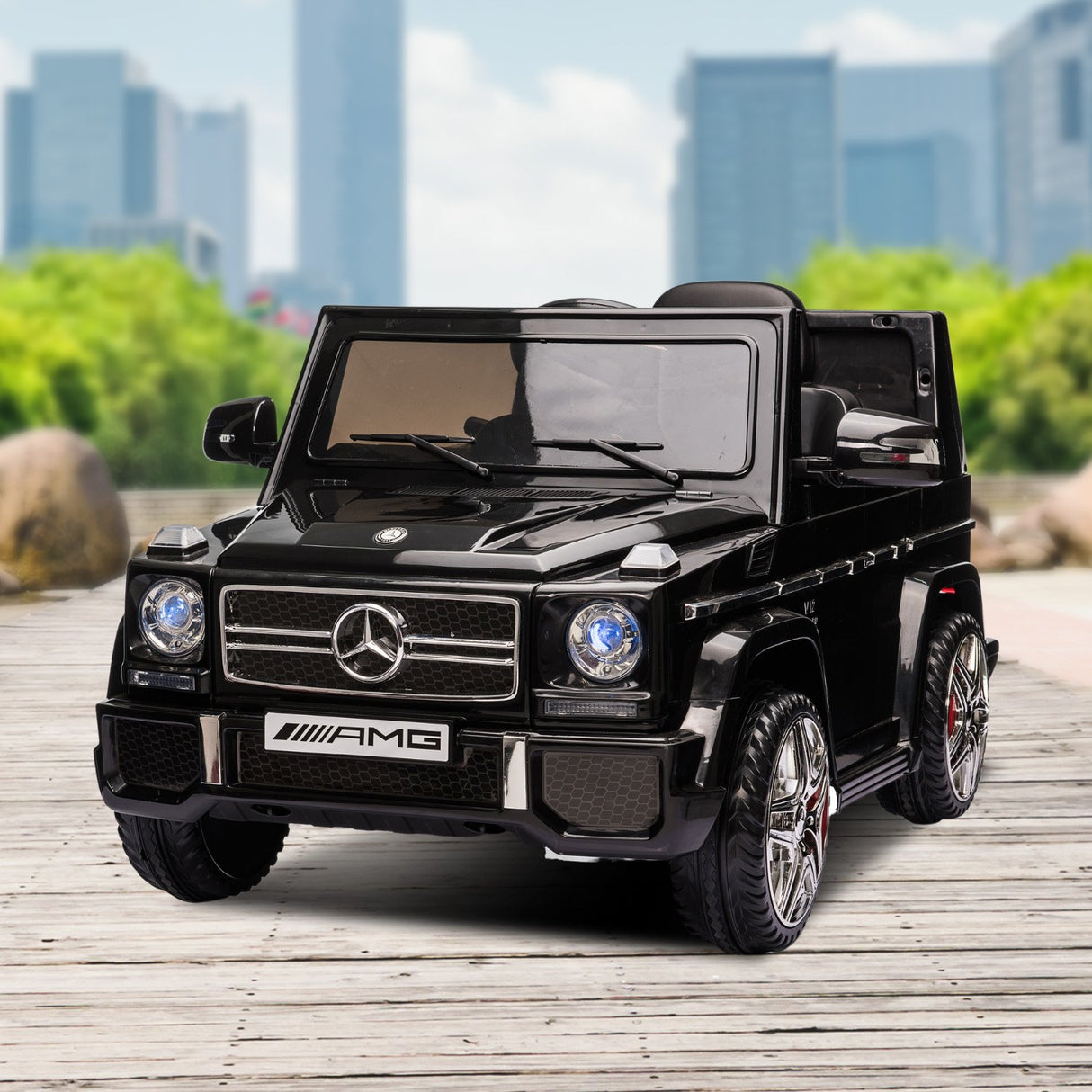 Mercedes Benz AMG G65 Licensed Kids Ride On Electric Car - Black