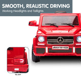 Mercedes Benz AMG G65 Licensed Kids Ride On Electric Car with RC - Red - Side View