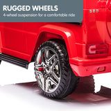 Mercedes Benz AMG G65 Licensed Kids Ride On Electric Car with RC - Red - Low Angle