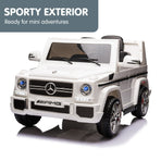 Mercedes Benz AMG G65 Licensed Kids Ride On Car Remote Control White